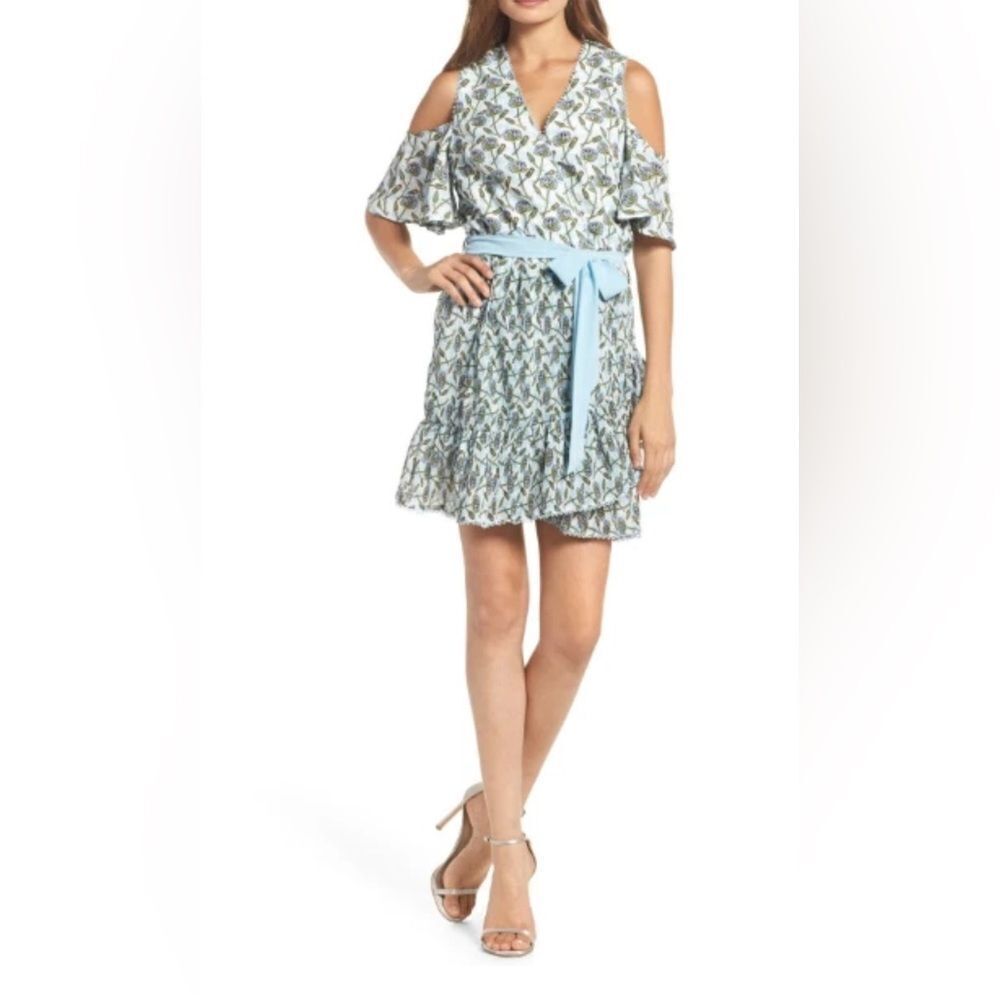 Foxiedox Lexie Cold Shoulder Wrap Dress Size Small NWT